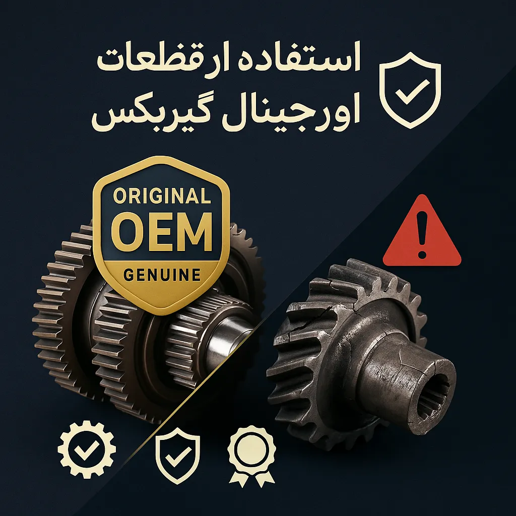 استفاده از قطعات اورجینال گیربکس اتوماتیک